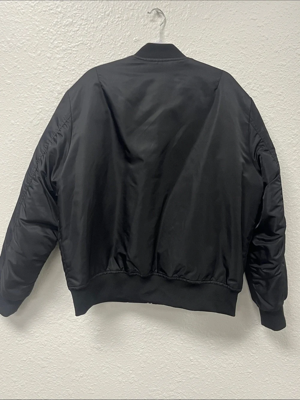 Eleven Paris Black Utility Bomber Jacket with Multiple Pockets